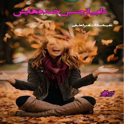 دانلود کتاب دامی از جنس خنده هایش  از نفیسه سادات امیرلطیفی